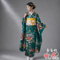最終お値下げ　美品　正絹　上質な縮緬　紅型　とっても可愛い振袖〜♡ 裾の躾付き 楽天市場】琉球紅型 着物（種類（着物）振袖）の通販