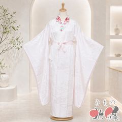 小紋 江戸小紋 着物 中古 正絹 袷 カジュアル 作家物 落款 角通し 黒色