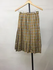 最終価格！ 値下げ不可品　〇2269 センソユニコ SENSO UNICO スカート チェック柄 プリーツスカートのサムネイル