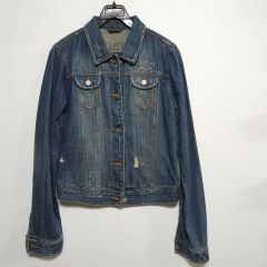 D&G ドルチェ＆ガッバーナ デニムジャケット Gジャン ビンテージ加工 S