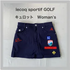 Iecoqsportif GOLF COLLECTION　ルコック スポルティフ　ルコック　ルコックゴルフ　キュロット　夏　ロゴ刺繡　ワッペン　スポーツ　デサント　ゴルフ　レディース　7