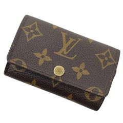 【中古】LOUIS VUITTON | ルイ・ヴィトン ミュルティクレ6 モノグラム 6連キーケース M60701 ブラウン×フューシャ【尾張小牧店】 中古】LOUIS VUITTON | ルイ・ヴィトン ミュルティクレ6 モノグラム 6