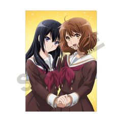 黄前 久美子 高坂 麗奈 響け!ユーフォニアム シングルクリアファイル