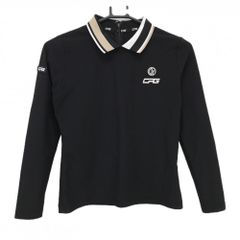 美品　cpg golf モックシャツ　ブラック　すそ幅リブ　サイズ3 美品 cpg golf モックシャツ ブラック すそ幅リブ サイズ3 - メルカリ