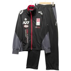 asics アシックス A77 ウィンドブレーカー 上下セットアップ 裏地起毛