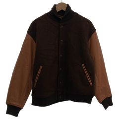 OLD UNIQLO レザー切り替えスタジャン 牛革 XLサイズ ボルドー - メルカリ