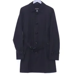 BLACK LABEL CRESTBRIDGE チェックライナー付き ステンカラーコート Mサイズ ブラック 51A10-600-09