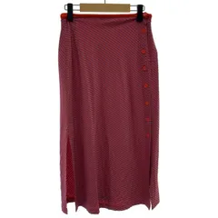 【中古】　MARC JACOBS　スカート　ロング丈　ストライプ　イタリア製　古着　/2496