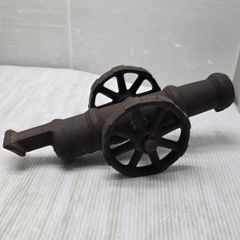 貴重】 アンティーク 金属製 大砲 大型 インテリア オブジェ 置物