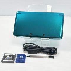 Nintendo 3DS 本体 アクアブルー ソフト2本セット - メルカリ