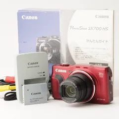 キヤノン Canon PowerShot SX700 HS レッド 30X 光学ズームのサムネイル