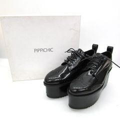 PIPPICHIC SISSI◇牛革 ライトソールローファー 黒 23.5㎝ - メルカリ