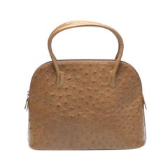 Fontana di trebbia オーストリッチ ハンドバッグ ドーム型 - メルカリ