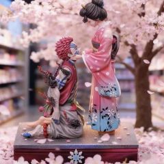 鬼滅の刃 猗窩座 フィギュア リペイント 二次元塗装 2D 2次元彩色 上弦