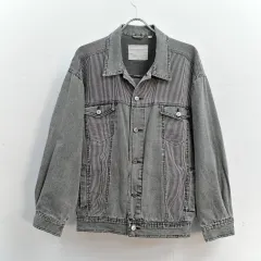 パッチワークデニムトラッカージャケット