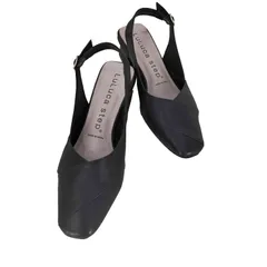 ユーズドフルギ USED古着 LuLuca step クロスデザインバックストラップパンプス  レディース JPN：24 