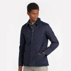 BARBOUR キルティング ジャケット ネイビー メンズ サイズMのサムネイル