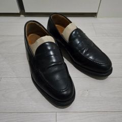 ハルタ コインローファー 906XL ネイビー 24.5 日本製 - メルカリ
