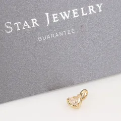 ITKS15BNC9UO 美品 STAR JEWELRY スタージュエリー K10 ミニチャーム ストーン 石 アクセサリー キラキラ シンプル レディース 0.7gのサムネイル
