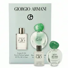 ジョルジオ アルマーニ アクアディジオ プールオム EDT 5ml ＆ アクアディジョイア EDP 5ml ミニ香水セット[0914] 佐川急便のサムネイル