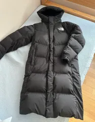 THE NORTH FACE ザノースフェイス ダウンジャケット ロング丈 ブラック カラー XL(105)