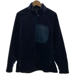 【中古】　mont-bell　フリース　ジャケット　ハイネック　フルジップ　無地　ワンポイント　刺しゅう　アウトドア　古着　/1152
