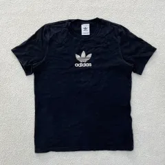 L アディダス ロゴ 半袖 Tシャツ 0305M