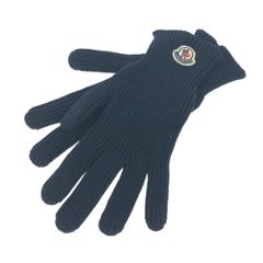 MONCLER ニットグローブ 手袋 ベージュ - メルカリ