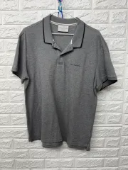 Calvin Klein Jeans CK グレー 半袖 カラーTシャツ