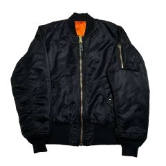 90s ALPHA MA-1 M-TALL / MADE IN USA ブラック - メルカリ