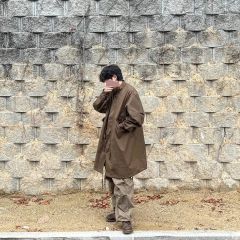 美品 MM6 ミリタリー ウォッシュド オーバーサイズジャケット モッズ