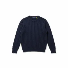 POLO RALPH LAUREN ポロラルフローレン ケーブルニット コットン クルーネック セーター