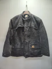 Carhartt カーハート ウォッシュ デニム ジャケット ブラックのサムネイル