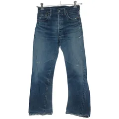 90s Levis ジーンズ 501XX SIZE W30×L34 ダメージ・リペア有 古着 555刻印 99年製 インディゴ