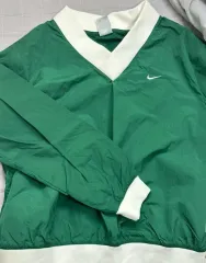 NIKE グリーン/白 Anorak（アノラック）ウィンドブレーカー