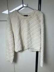ザラ zara クロップド 長袖Tシャツ s