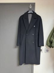 COS ストライプ ダブルブレスト ロングコート - メルカリ