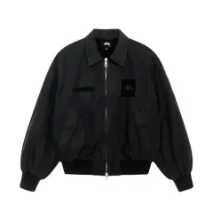 Stussy Flight Bomber Black / STUSSY ステューシー ブルゾン ブラックのサムネイル