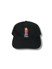 Polo ポロラルフローレン ブラック ベア ベースボールキャップ