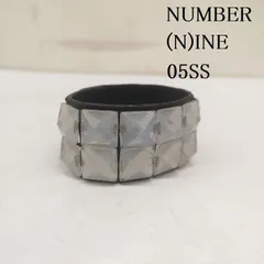 ナンバーナイン 05ss night crawler クリア スタッズ レザー ブレスレット メンズ - ISItems【USED】【古着】【中古】50157847のサムネイル