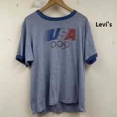 80s リーバイス USA ロサンゼルスオリンピック リンガーTシャツ L 
