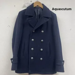 アクアスキュータム ダブル ブレスト ウール ピーコート アウター メンズ M ISItems【USED】【古着】【中古】50157969のサムネイル