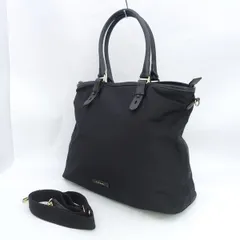 Paul Smith / ポールスミス ■２WAY トートバッグ  ショルダー ブラック ナイロン レザー 【バッグ/バック/BAG/鞄/カバン】【バッグ/バック/BAG/鞄/カバン】 ブランド【中古】 