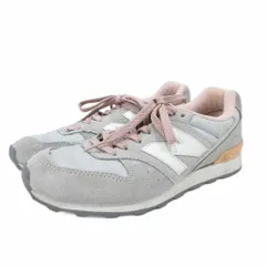 ニューバランス NEW BALANCE スニーカー シューズ スエード WR996UGB グレー ピンク 23cm