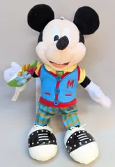 東京ディズニーリゾート ぬいぐるみバッジ TOON TOWN ミッキー(花束)