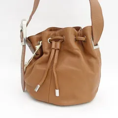 DIESEL / ディーゼル ■レザー　ショルダーバッグ　ブラウン　タグ付き X02523 【バッグ/バック/BAG/鞄/カバン】 ブランド【中古】 