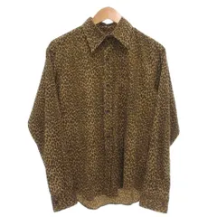 ヨシユキコニシ YOSHIYUKI KONISHI シャツ 長袖 ヒョウ柄 茶 ブラウン YSCB-08 /NL ■YHS12のサムネイル