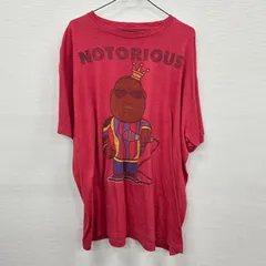 Y426 BrooklynMint Tシャツ XXL 赤 ラッパーT TheNotoriousB.I.G. ブルックリンミント 古着卸 アメリカ仕入のサムネイル