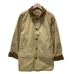 LLBean カバーオール ハンティングジャケット 襟コーデュロイ 裏地総柄XL LLBean カバーオール ハンティングジャケット 襟コーデュロイ 裏地総柄