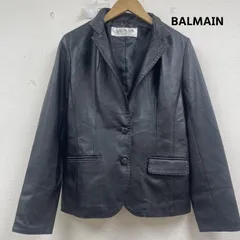 バルマン 羊革 テーラード レザー ジャケット アウター レディース 表記無し ISItems【USED】【古着】【中古】50158004